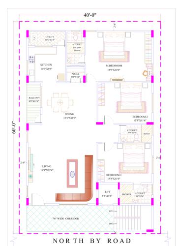  rk-residency RK Residency Cluster Plan from 1st to 5th Floor