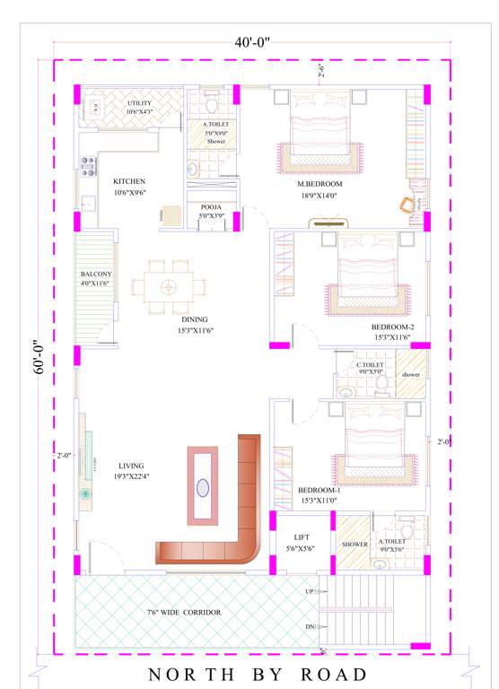  rk residency RK Residency Cluster Plan from 1st to 5th Floor