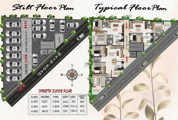  elite Skanda Elite Cluster Plan from ground to 5th Floor
