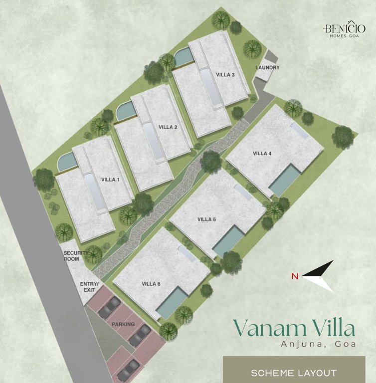  vanam villa Layout Plan