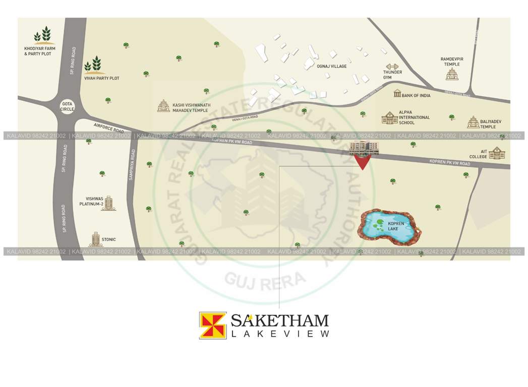  saketham lakeview Location Plan