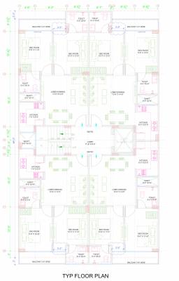  dwarka-home Surendra Dwarka Home Cluster Plan from 1st to 3rd Floor