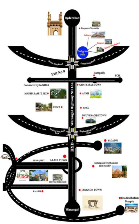  the green ridge Location Plan