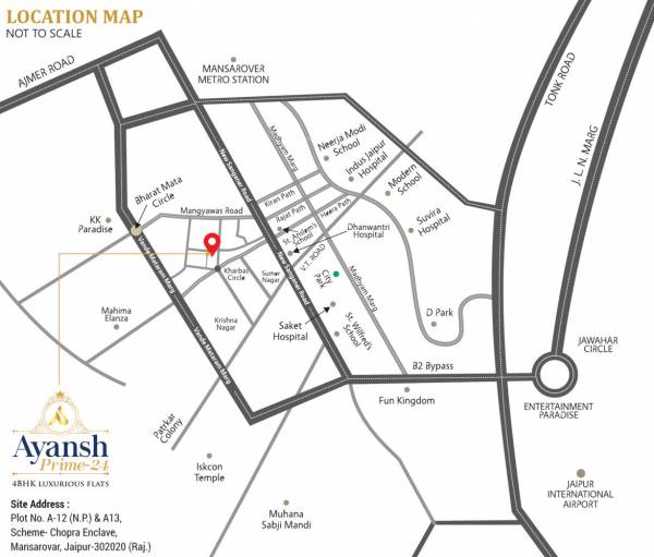  ayansh-prime-24 Location Plan