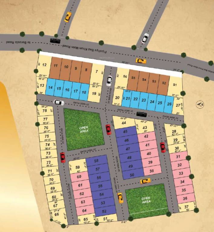 dev city Layout Plan