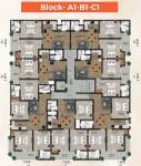 Block A1, Block B1, Block C1 Cluster Plan  twin-chalet Block A1, Block B1, Block C1 Cluster Plan