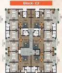 Block C2 Cluster Plan  twin-chalet Block C2 Cluster Plan