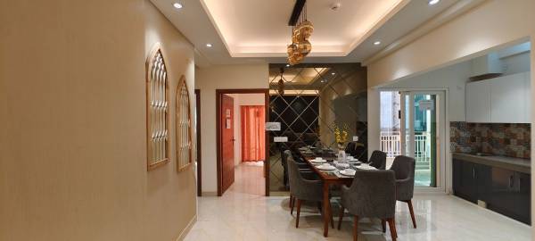  twin-chalet Dining Area