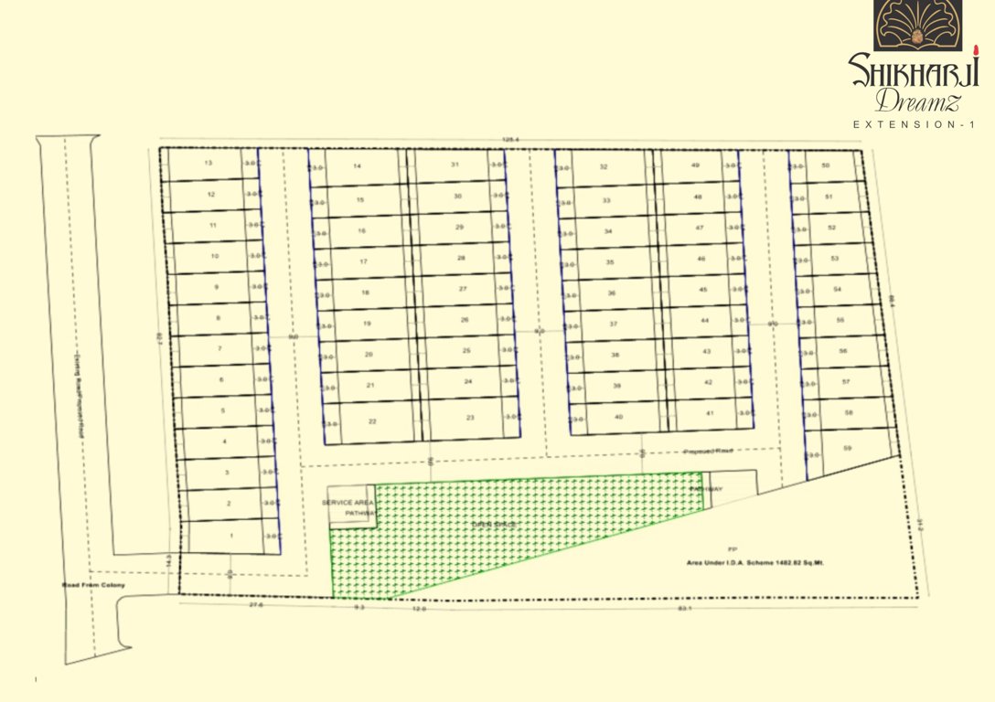  shikharji dreamz extension 1 Layout Plan