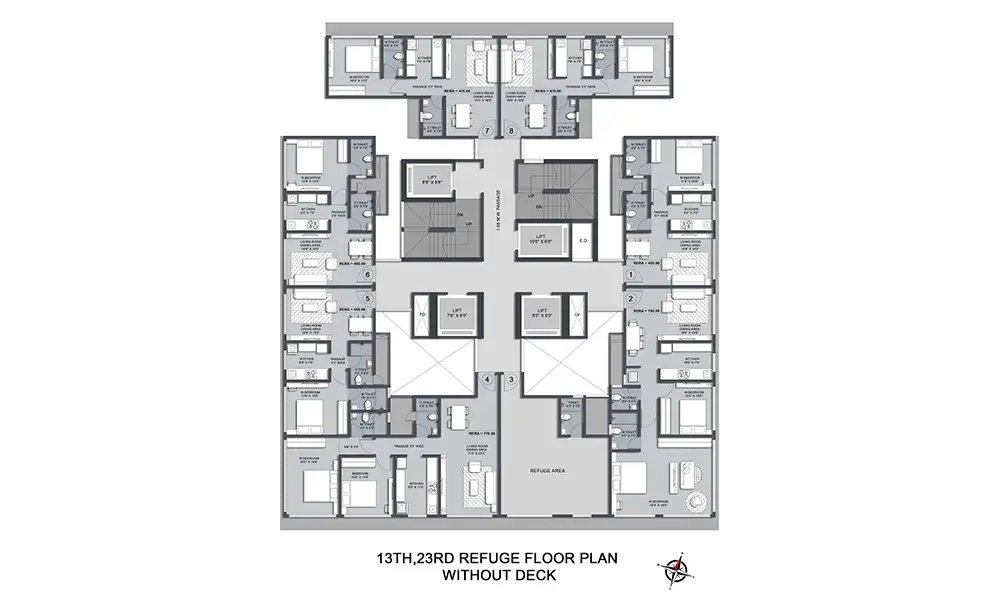 la residency La Residency Cluster Plan