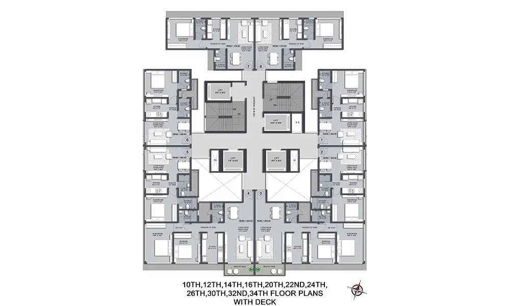  la residency La Residency Cluster Plan