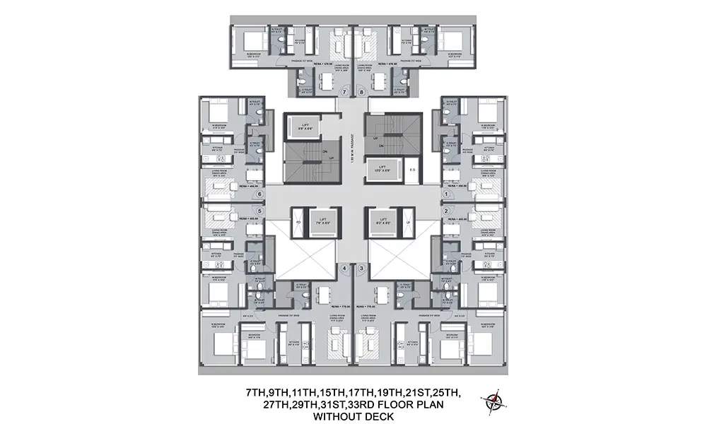 la residency La Residency Cluster Plan