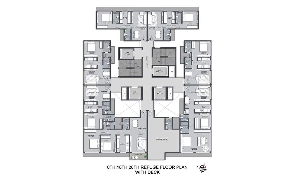  la residency La Residency Cluster Plan