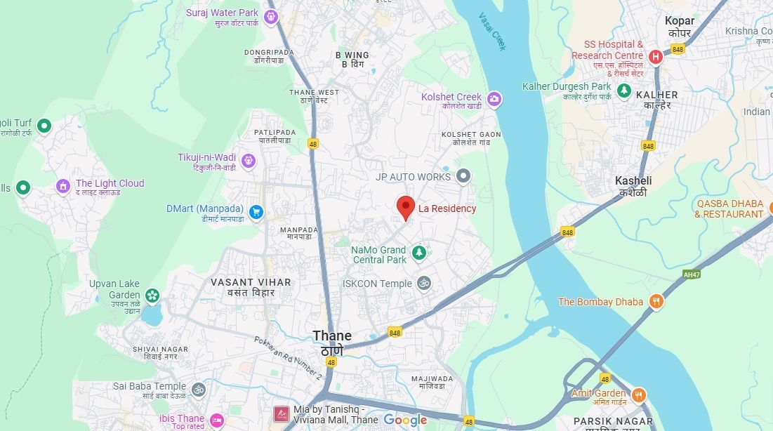  la residency Location Plan