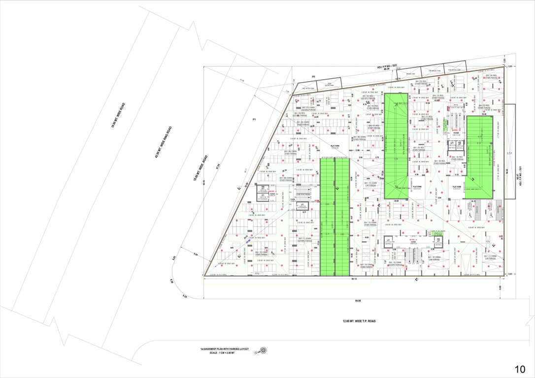  shubh labh heritage Block A Cluster Plan For Basement 1