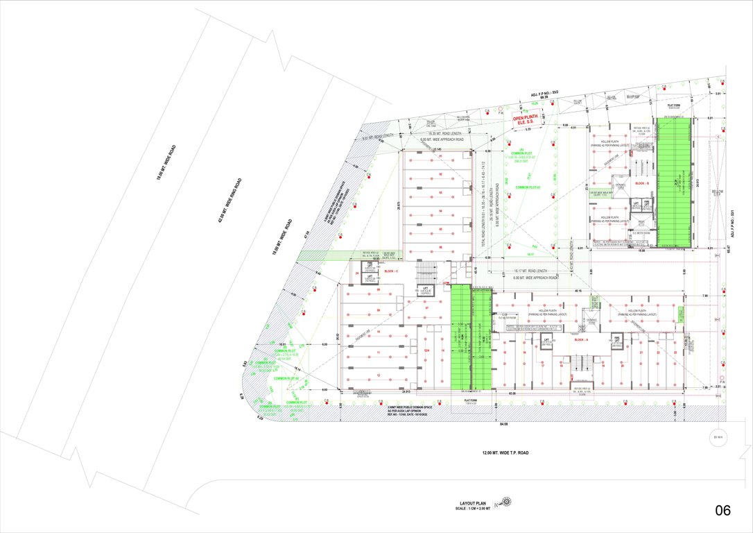  shubh labh heritage Block A Cluster Plan For Ground Floor