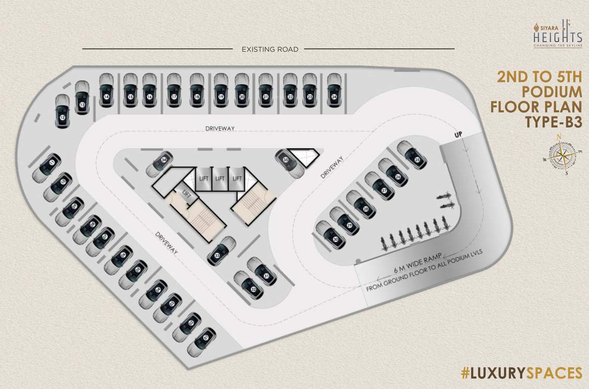  siyara heights Siyara Heights Cluster Plan for 2nd Floor