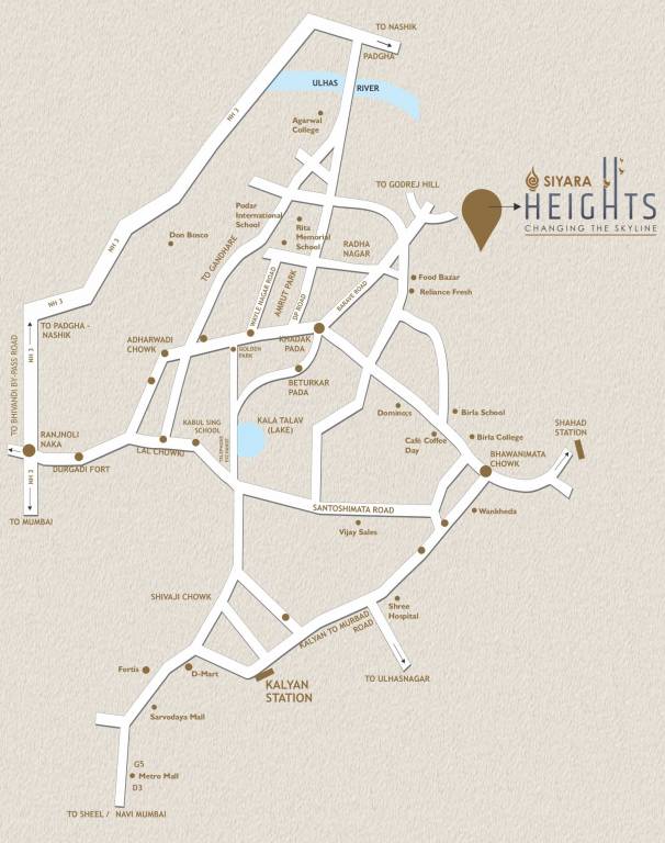  siyara heights Location Plan