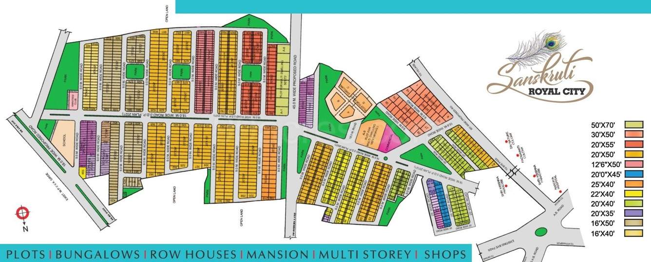  pushpa sanskruti royal city Master Plan