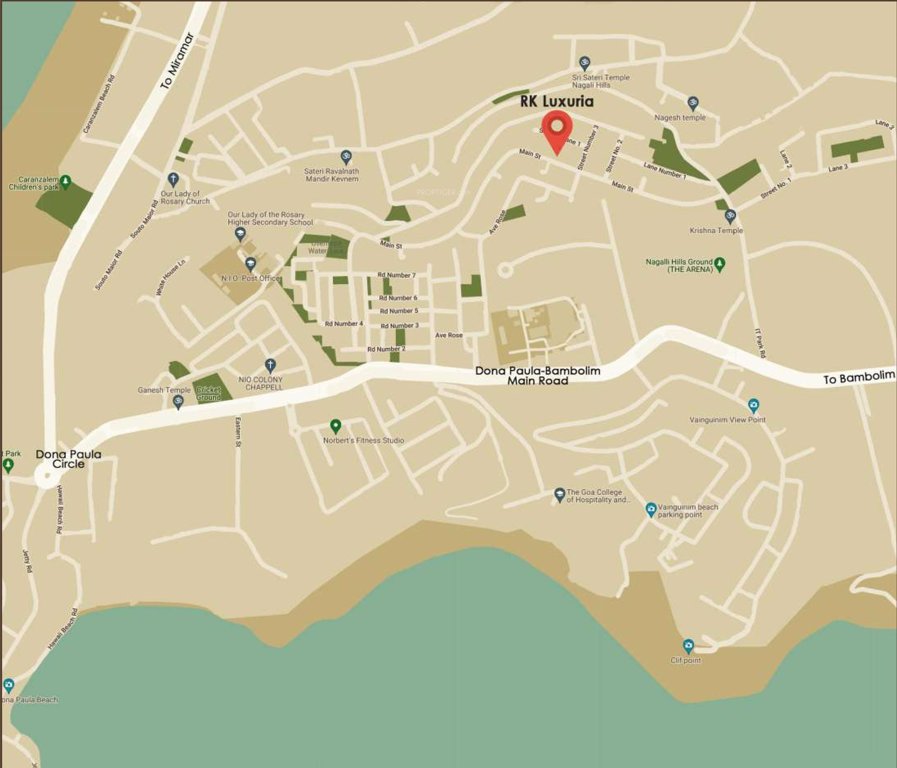  luxuria Location Plan