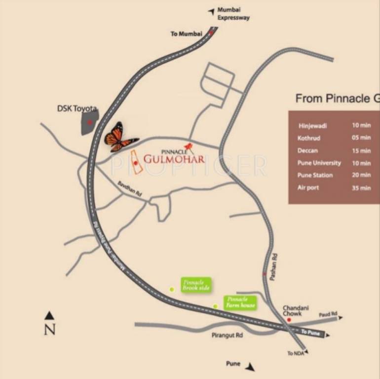  pinnacle gulmohar Location Plan
