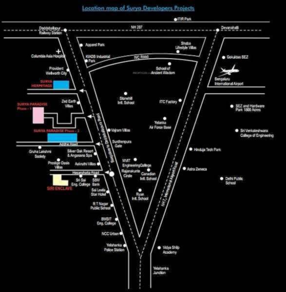  paradise Location Plan