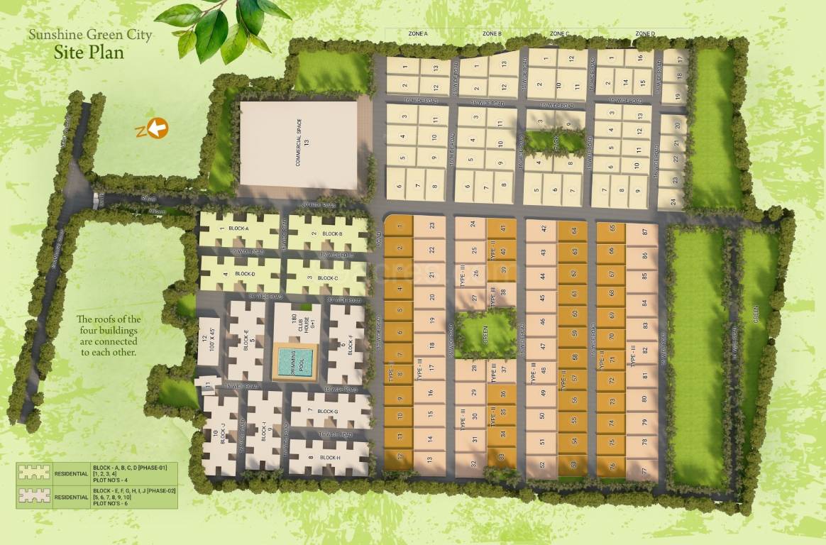  sun shine green city phase ii Master Plan