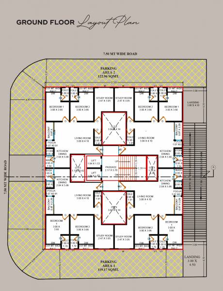 Tower Cluster Plan For Ground Floor hiya-horizon Tower Cluster Plan For Ground Floor