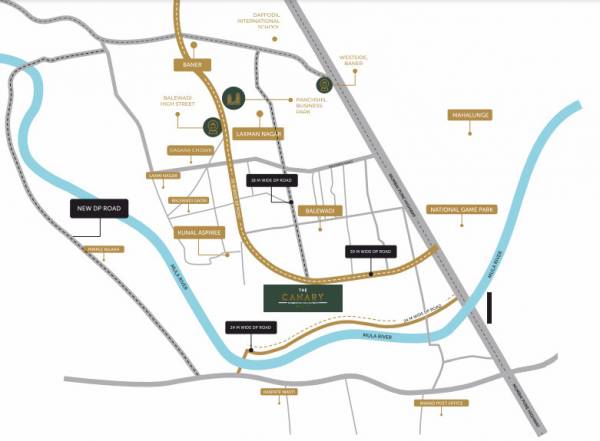  the-canary Location Plan