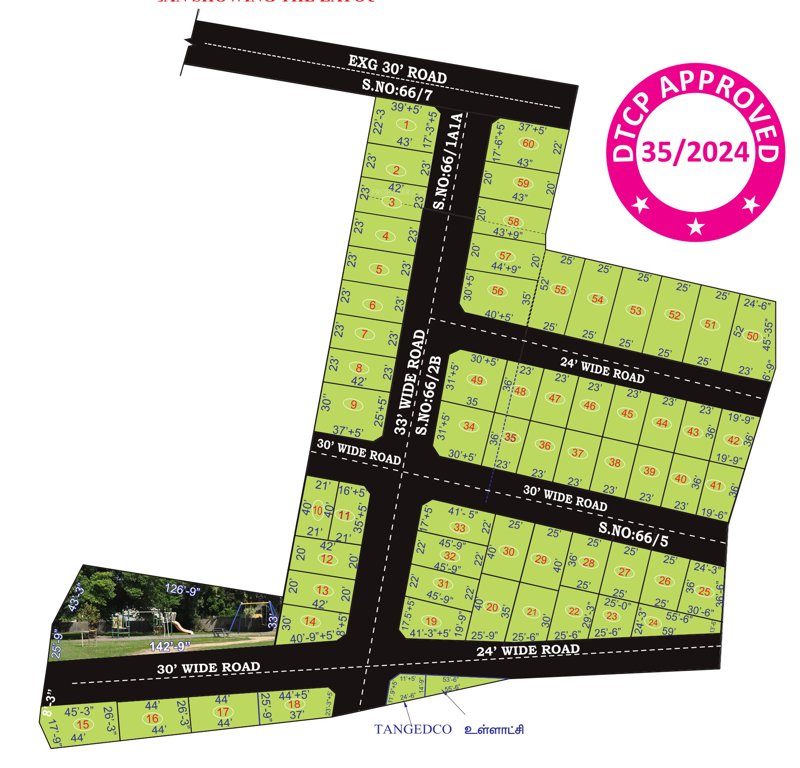  devaki enclave phase 1 Layout Plan
