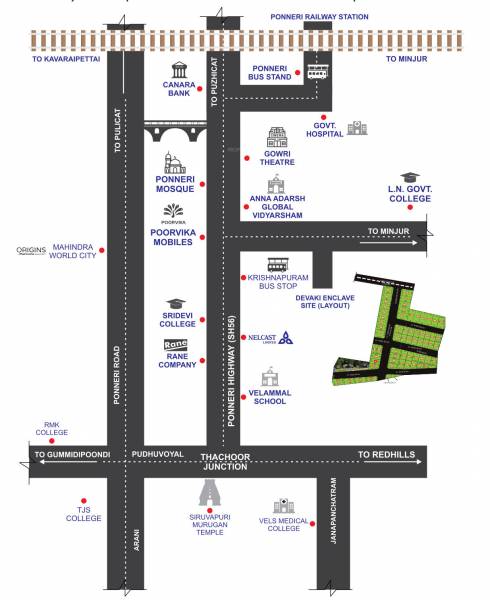  devaki-enclave-phase-1 Location Plan
