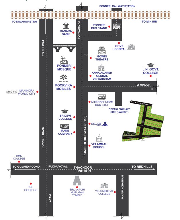  devaki enclave phase 1 Location Plan
