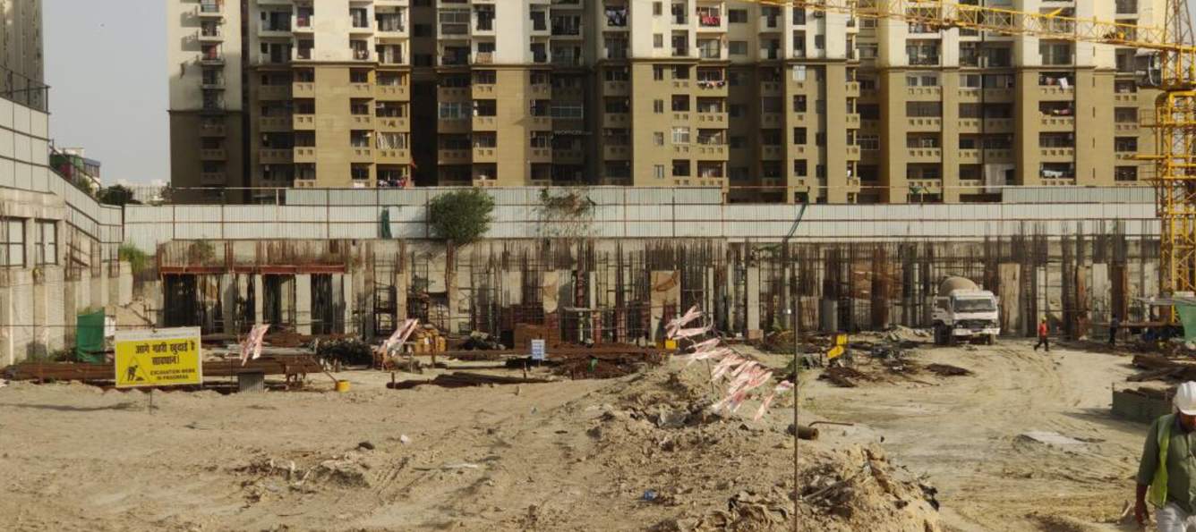  eros sampoornam 3 Block Y8 Construction Status Apr 25