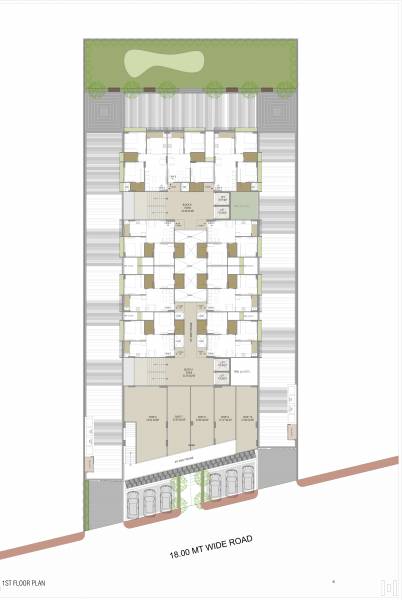  rimkar-habitat A + B Cluster Plan For 1st Floor