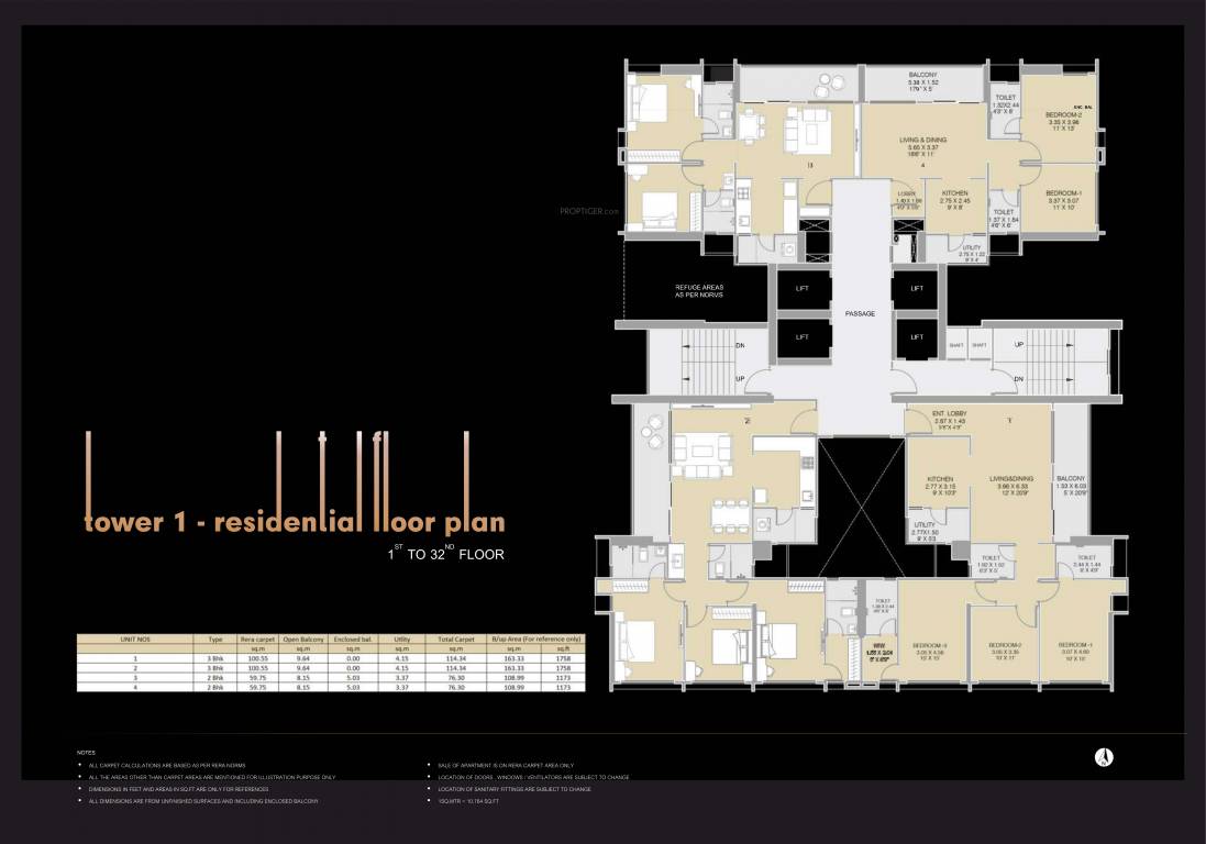  27 grand residences Cluster Plan