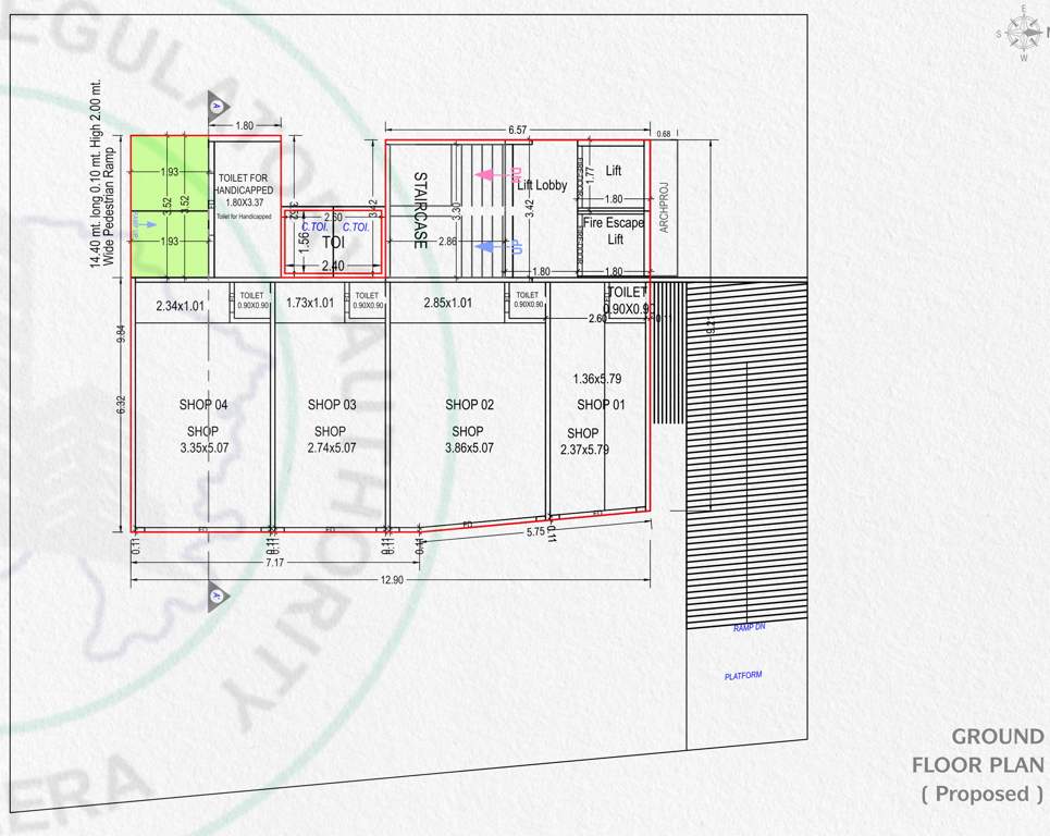  fame Plot (02) Cluster Plan For Ground Floor
