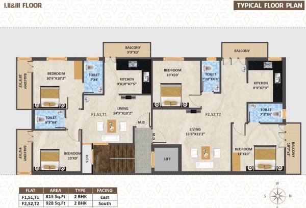  pearl-castle Pearl Castle Typical Cluster Plan