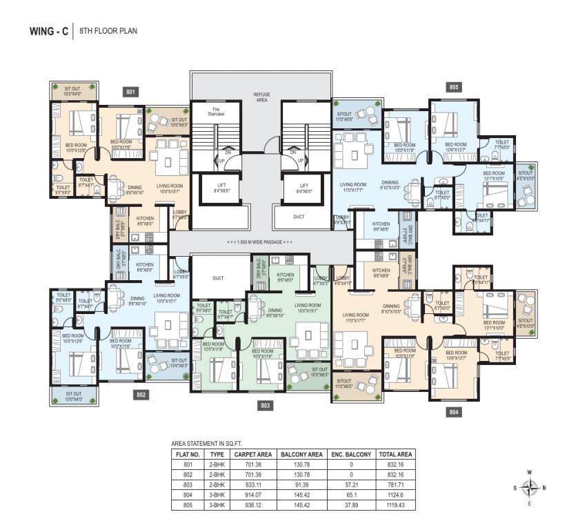  the rise The Rise Wing C Cluster Plan