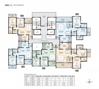  the-rise The Rise Wing C Cluster Plan