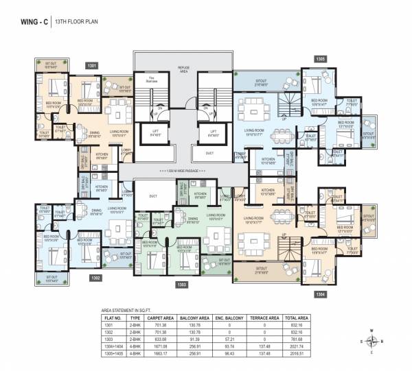  the-rise The Rise Wing C Cluster Plan