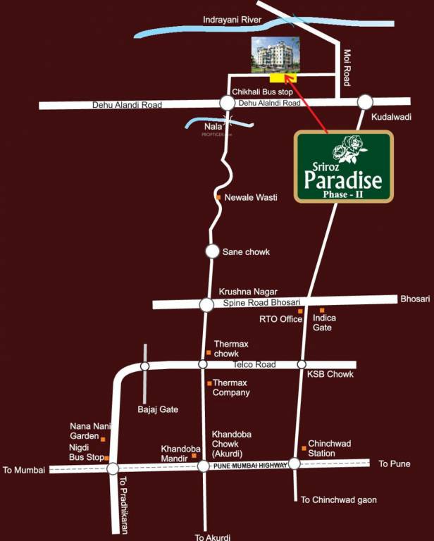  sriroz paradise Location Plan