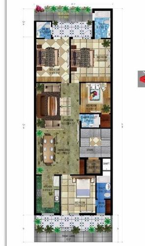  vaikunth-elite-floors-2 Vaikunth Elite Floors 2 Cluster Plan from 1st to 4th Floor
