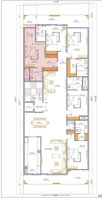  vaikunth elite floors 4 Vaikunth Elite Floors 4 Cluster Plan from 1st to 4th Floor