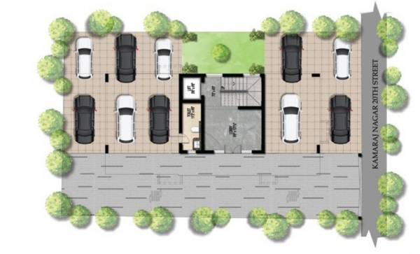  serene Serene Cluster Plan for ground Floor