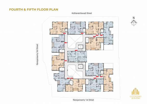  super60 Legendary Super60 Cluster Plan from 4th to 5th Floor