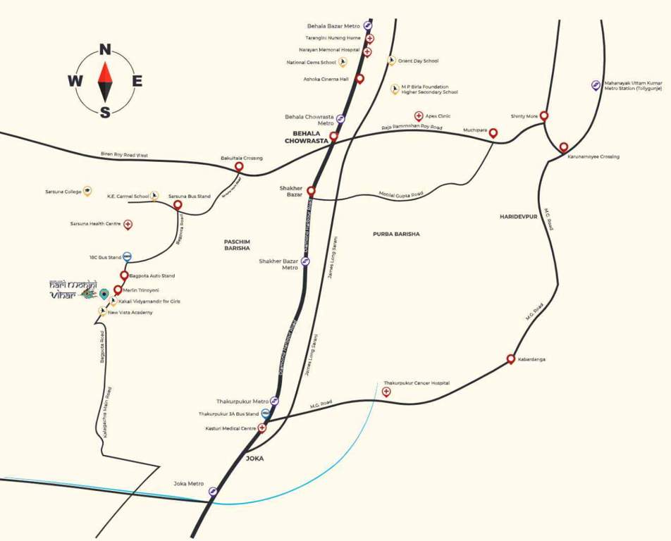  dharam laxmi hari mohini vihar Location Plan