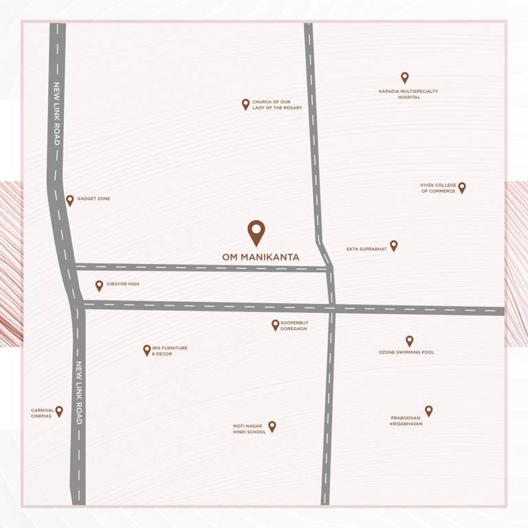  redevelopment of om manikanta chsl Location Plan