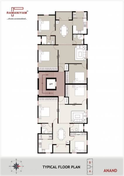  anand Anand Cluster Plan from 1st to 3rd Floor