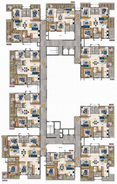  vidha Aura Homes Cluster Plan