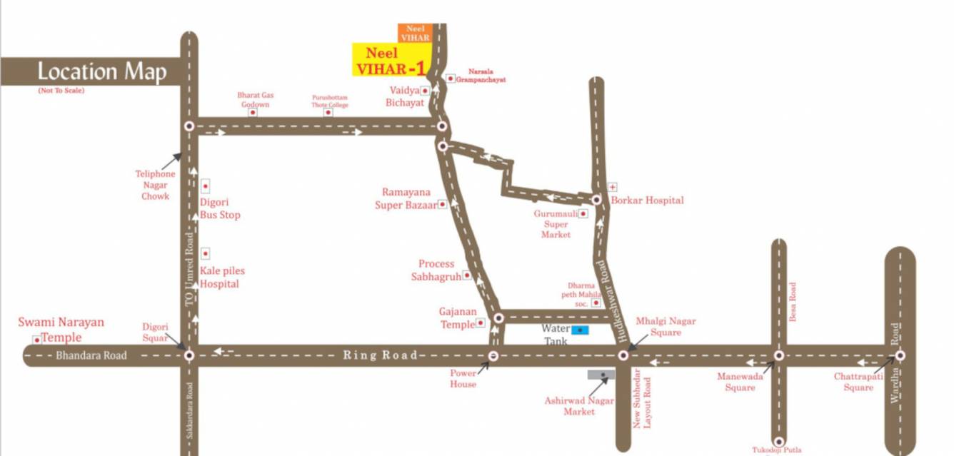 neel vihar Location Plan